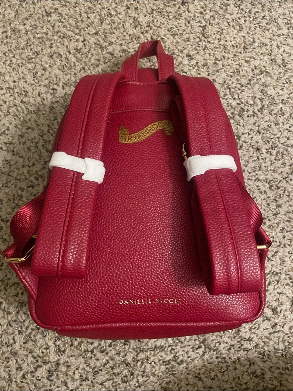 Danielle Nicole: Harry Potter Gryffindor Stained Glass Window Backpack VERY HTF - Picture 2 of 9